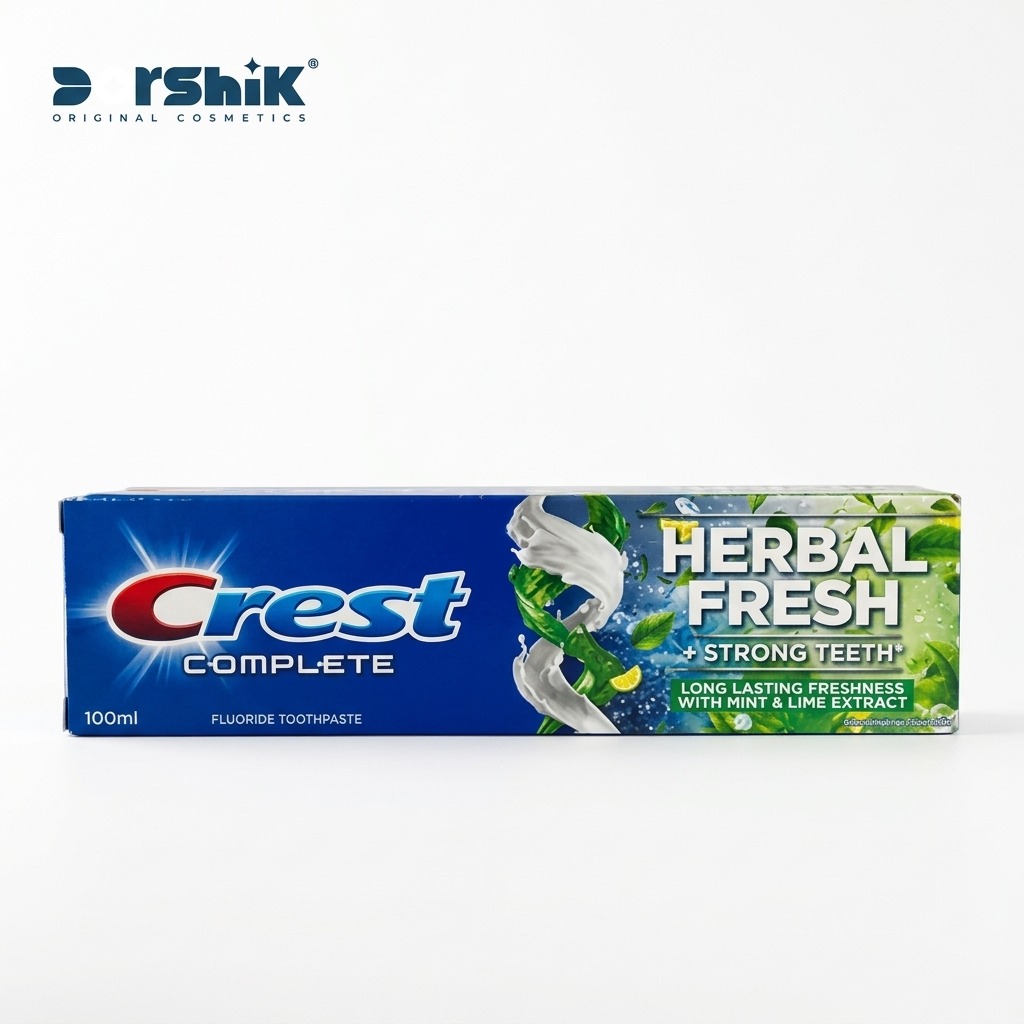 خمیر دندان کرست کومبلیت مدل Herbal fresh حجم 100میل