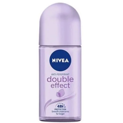 مام رولی نیوا Nivea زنانه مدل Double Effect حجم 50 میل