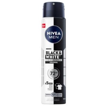 اسپری ضد تعریق مردانه NIVEA MEN Black & White حجم250 میلی