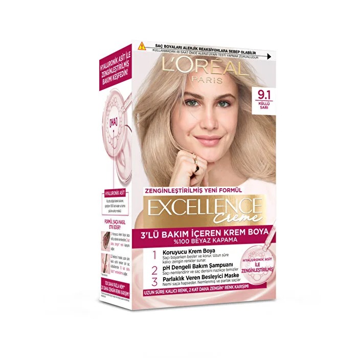 رنگ مو لورال Lorealشماره9.1