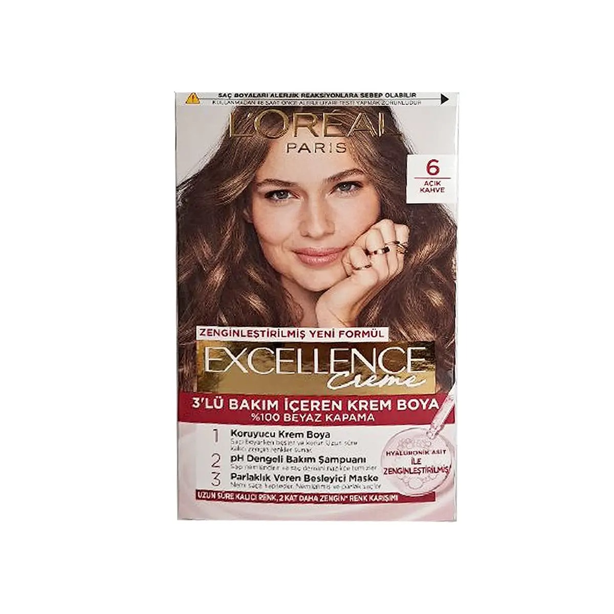 رنگ مو لورال LOREALشماره۶