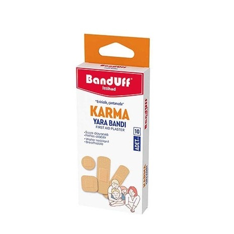 چسب زخم بندوف مدل Karma در اندازه های مختلف بسته 10 عددی