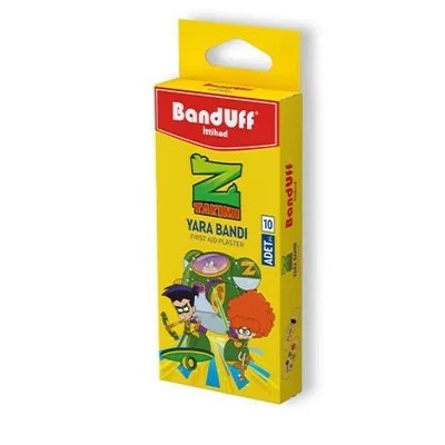 چسب زخم کودک بندوف Banduff مدل Z Takimi بسته 10عددی