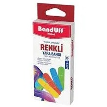 چسب زخم رنگی BandUff بسته 10 عددي