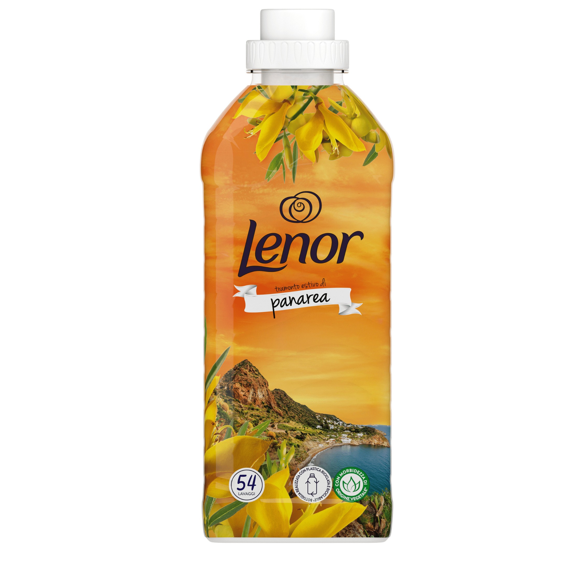 نرم کننده لباس ایتالیایی لنور lenor fabric oanarea با رایحه دریایی 54 بار شستشو 1134 میل
