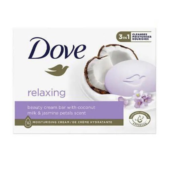 صابون نارگیل و گل یاسمین داو حجم ۹۰ گرم