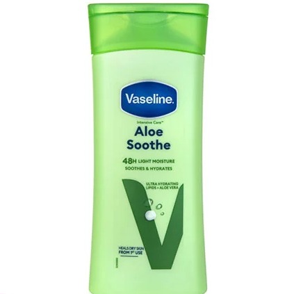 لوسیون بدن وازلین 200میل مدل Aloe Soothe