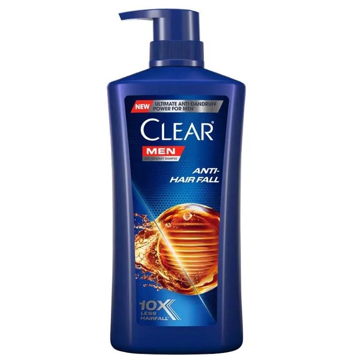 شامپو پمپی ضدشوره و ضدریزش مردانه کلیر مدل Anti Hairfall حجم 650 میل