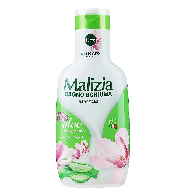 شامپو بدن مالزیا عصاره آلوئه ورا و گل مگنولیا حجم 1000 میل