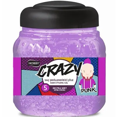 ژل موي نگهدارنده خيلي قوي Punk سري Crazy شماره 5 هوبي 150 ميل