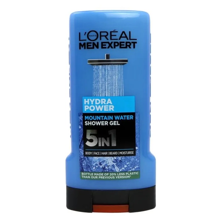 ژل دوش 5 در 1 آقایان لورآل Hydra Power حجم 300 میل