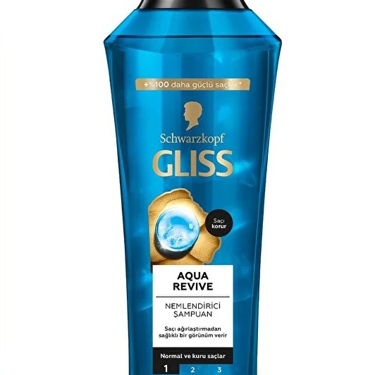 شامپو گلیس مدل Aqua Revive حجم 400 میلی لیتر