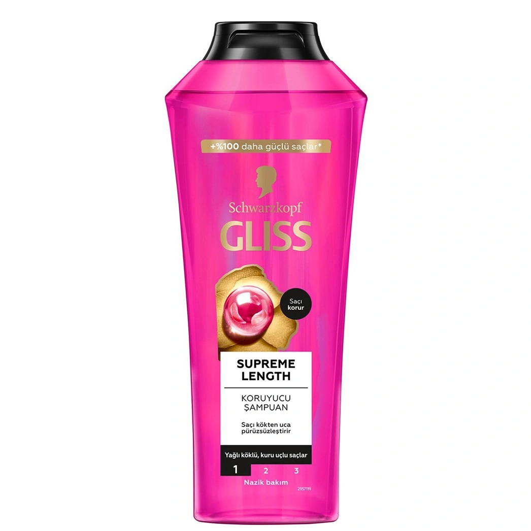 شامپو ترمیم کننده موهای آسیب دیده گلیس 500 میل