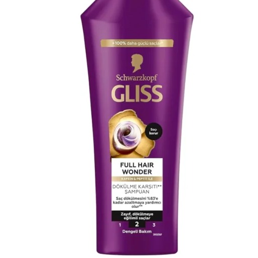شامپو تقویت کننده گلیس FULL HAIR WONDER مناسب موهای ضعیف