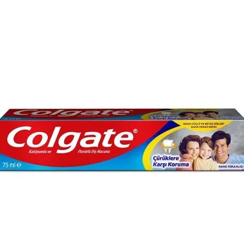 خمیردندان خانواده کلگیت مدل curuklere karsi koruma حجم ۷۵ میل